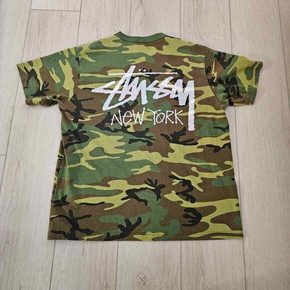 Camouflage Stussy New York Chapter T-Shirt (RARE DS) - Picture 4 of 4